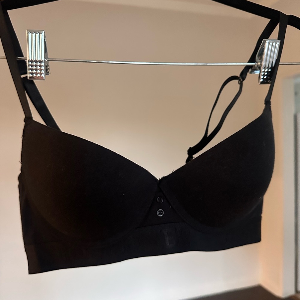 Joe Boxer Black Wireless Bra 34 C Never Worn